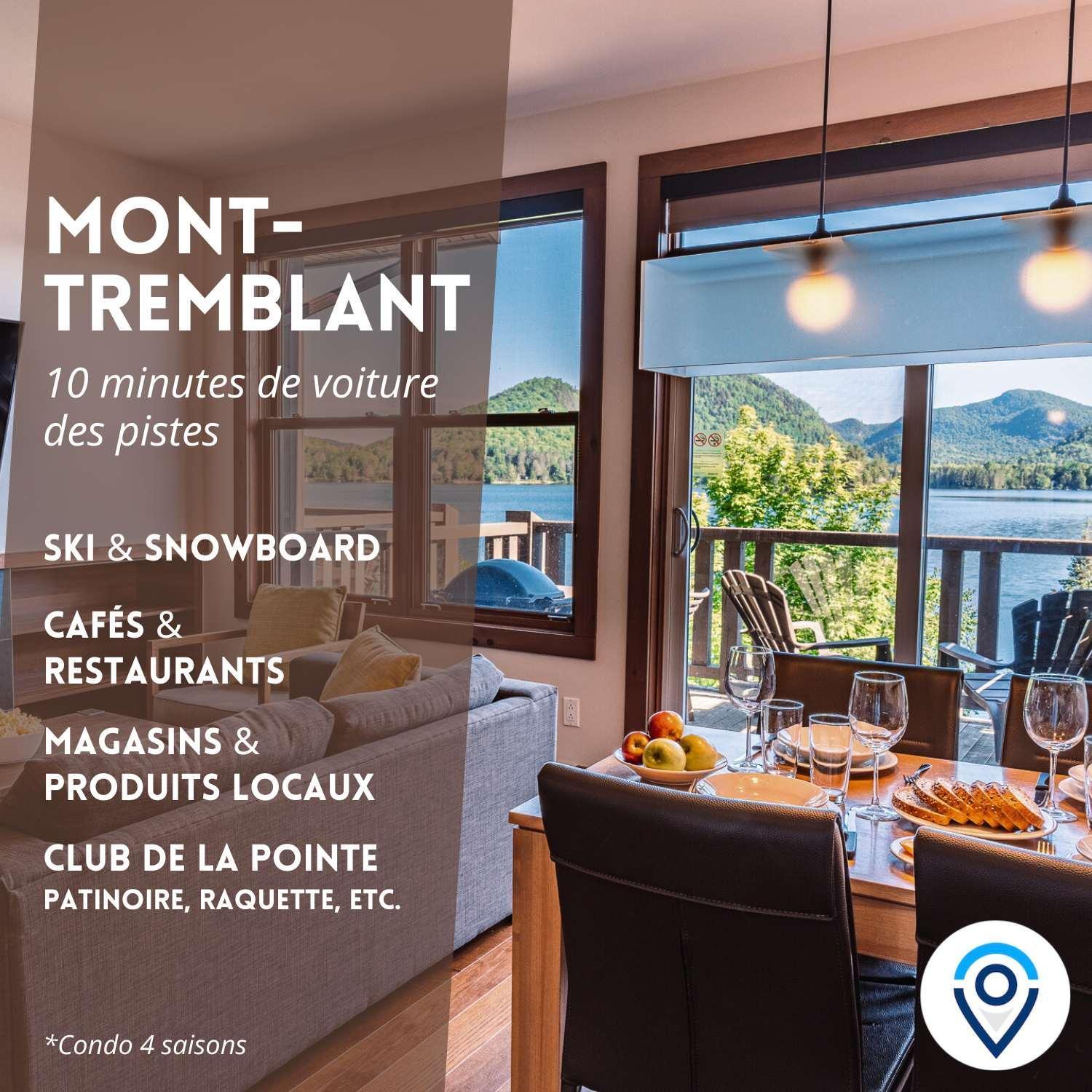 Lakefront Mountain View - Resort Loft Lac-Superieur Dış mekan fotoğraf